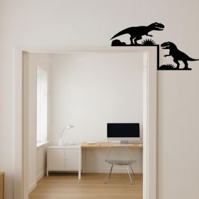 CIFbuy Vintage Industrial Dinosaur Arch Wall Decor Kids Room Dinosaur Sculpture (TikTok, Temu Pick-up Service) (Option: Defaulttitle)